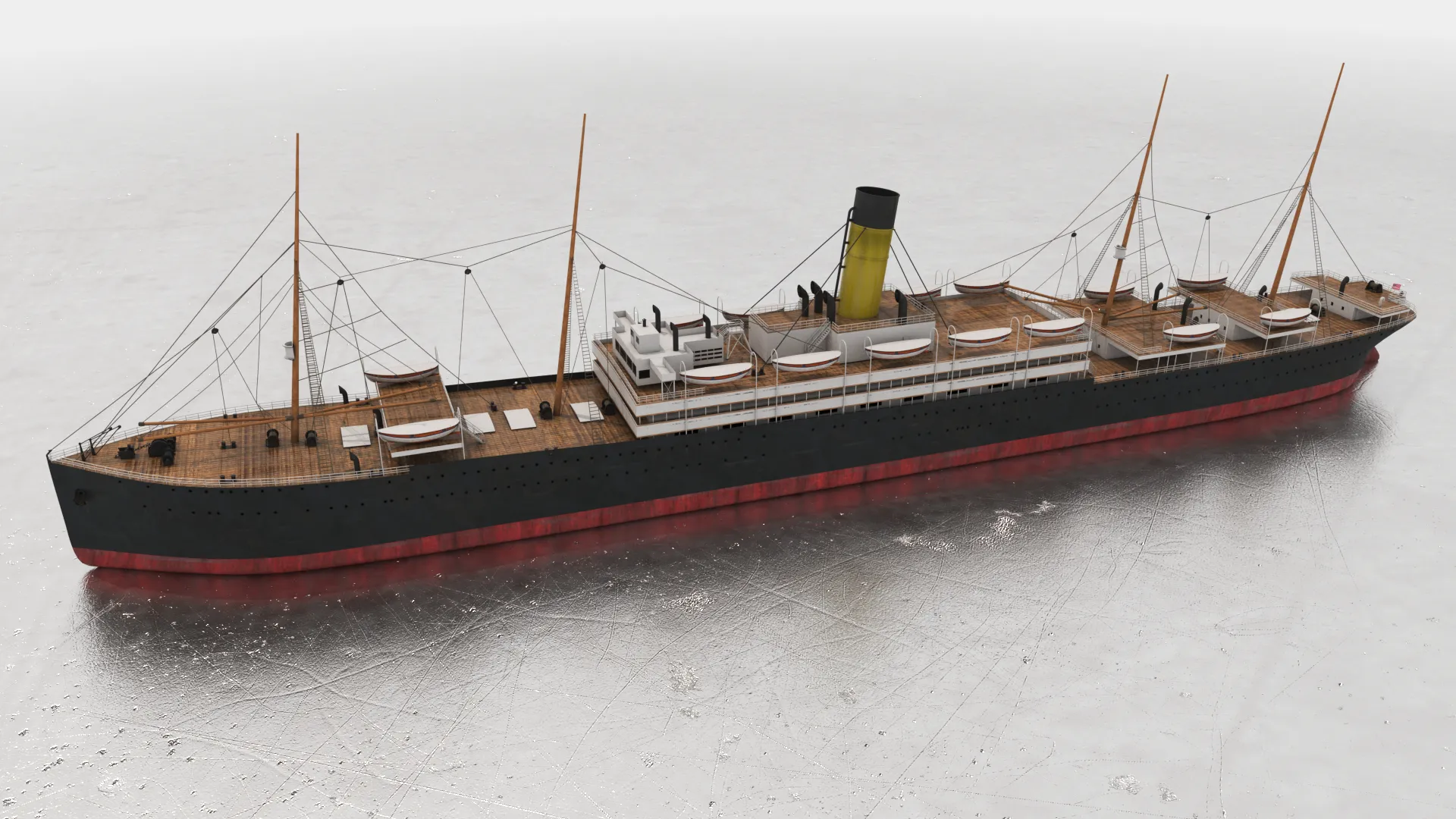 RMS Republic-Edited offshore 3d model