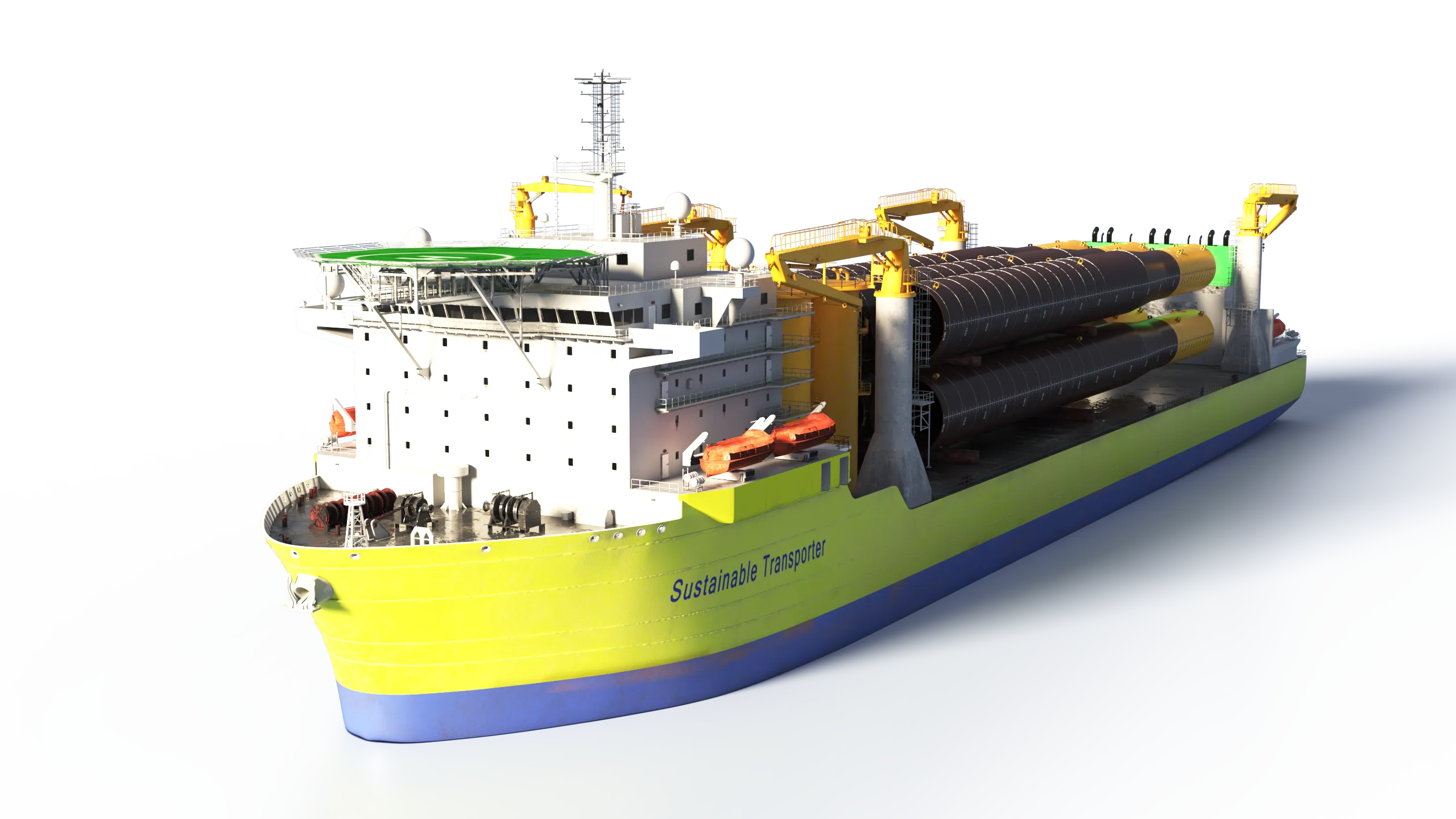 Sustianable Transporter offshore 3d model