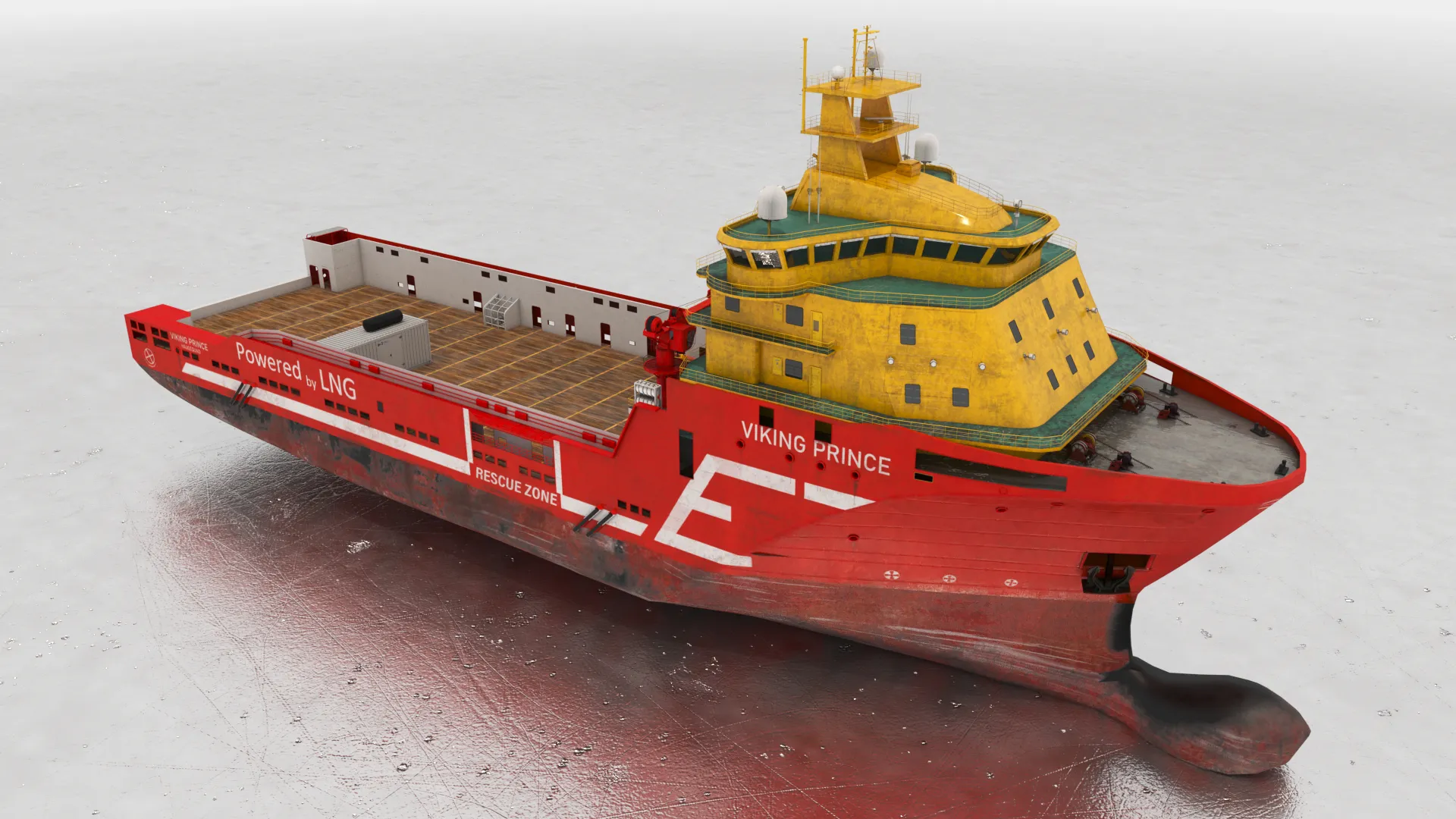 Viking prince offshore 3d model