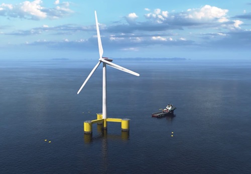 wind turbine animation