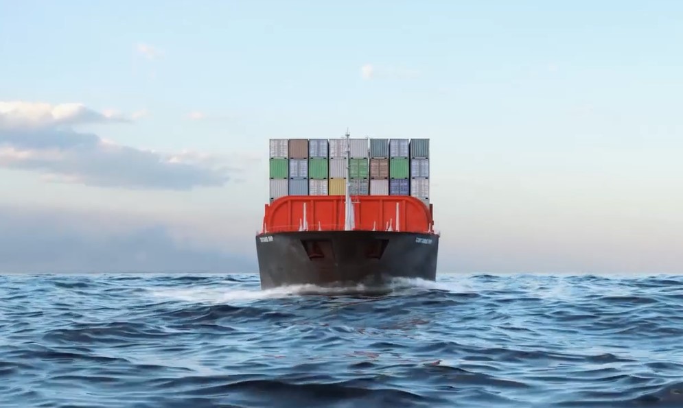 cargo ship animation
