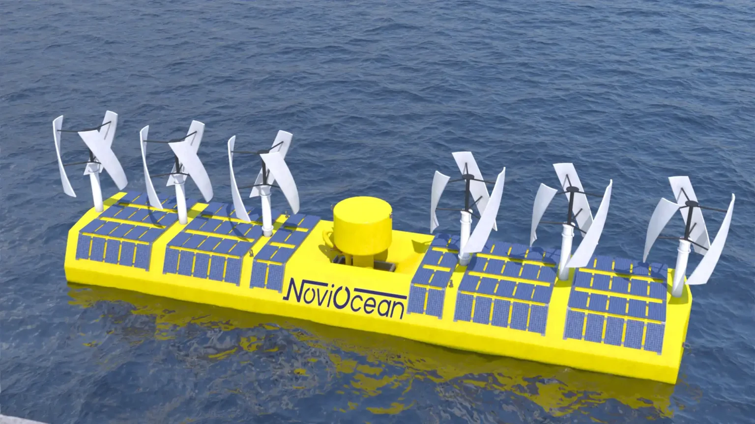 wave powe buoy animation