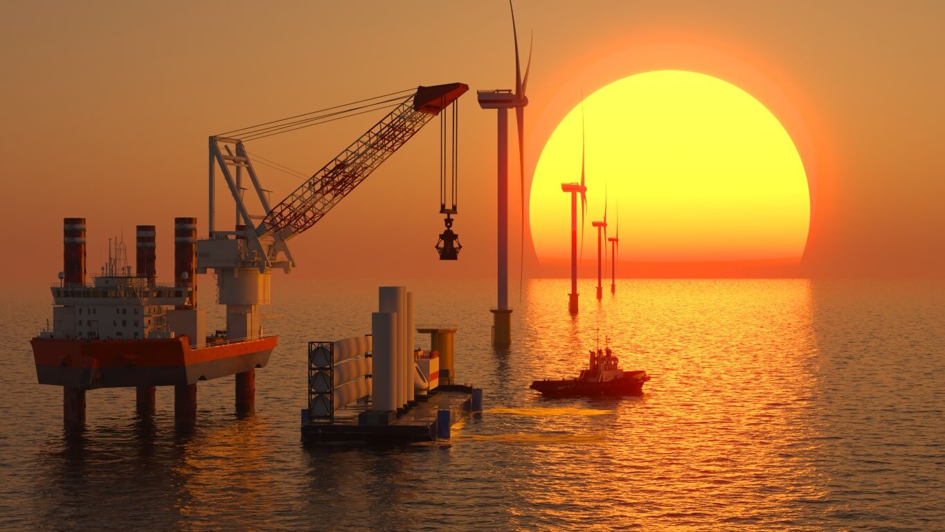 wind turbine animation