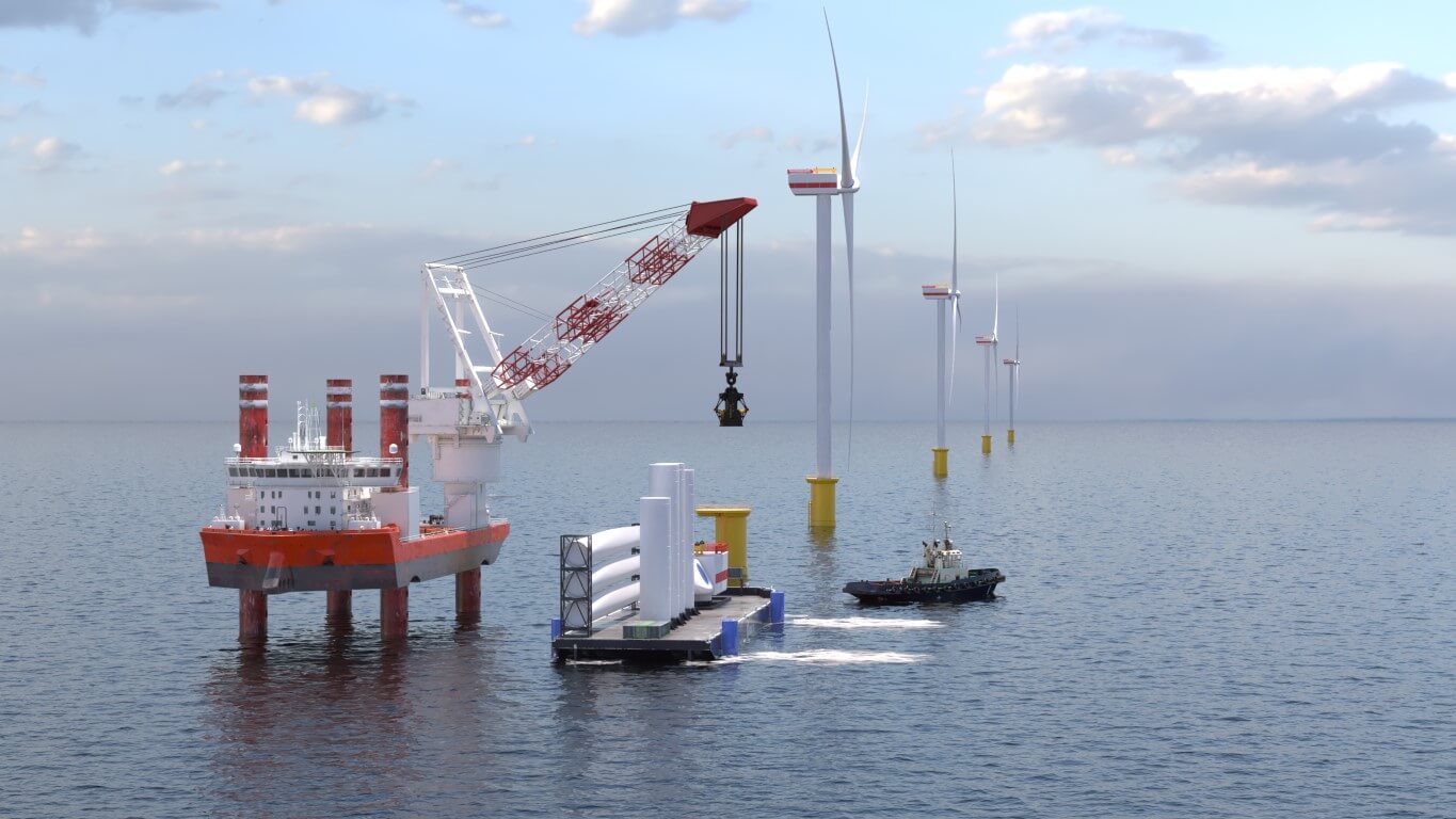 wind turbine animation