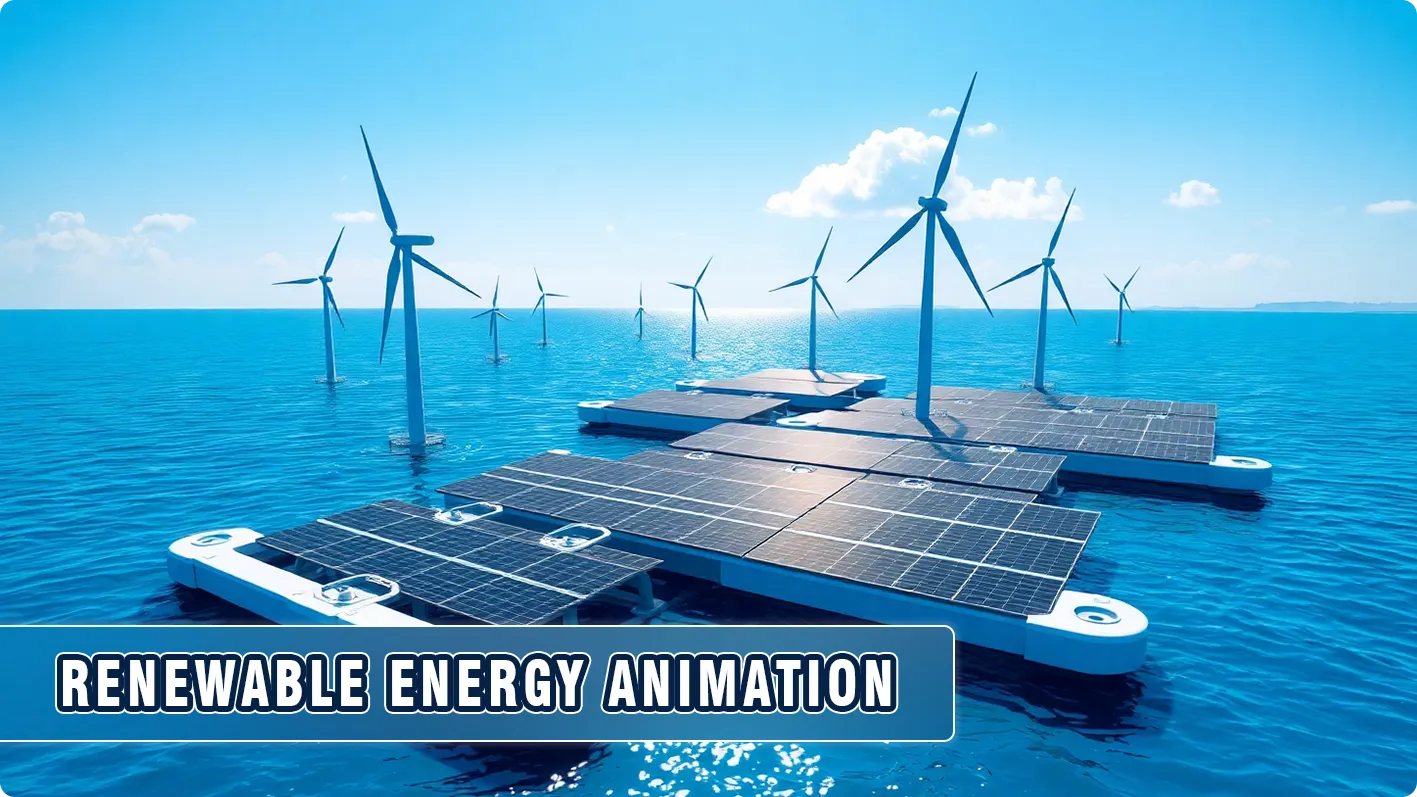 Renewable energy animation