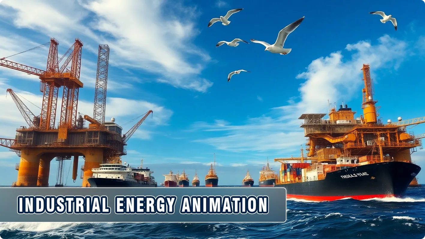 industrial energy animation
