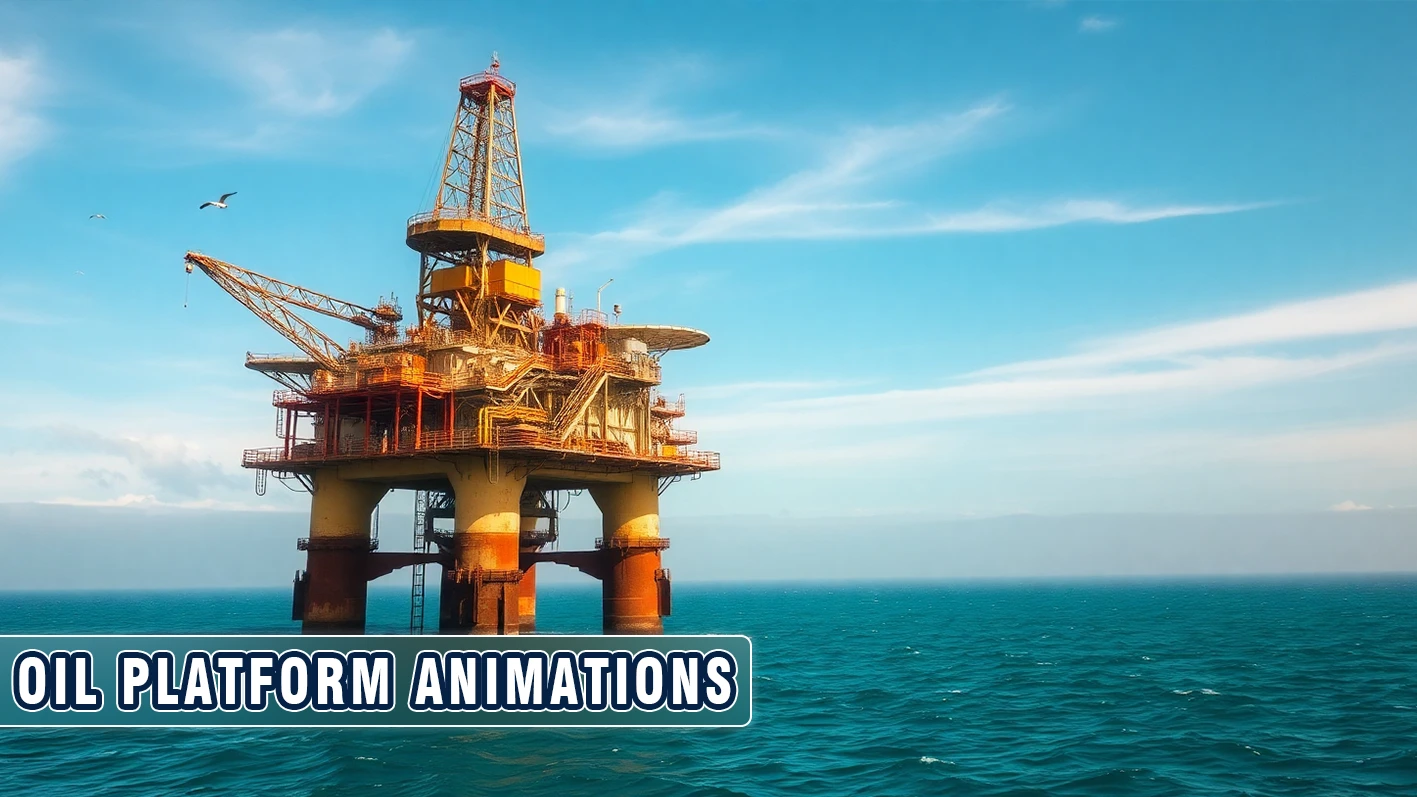 Oil platform animations