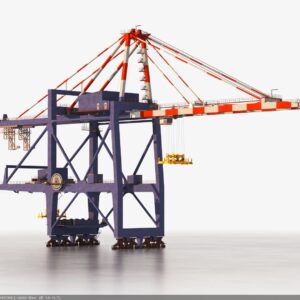 harbor craine 3d model