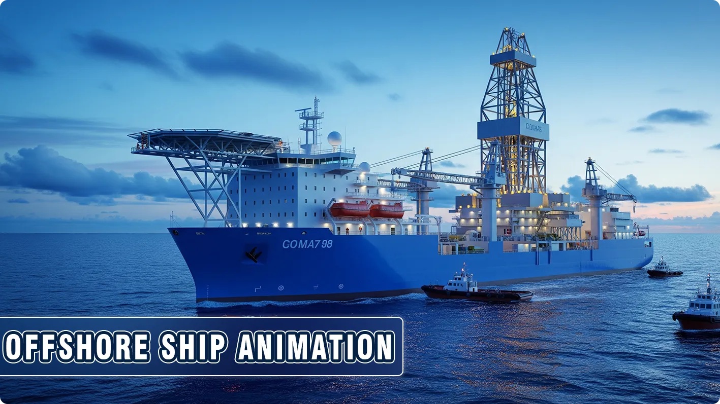 offshore ship animation