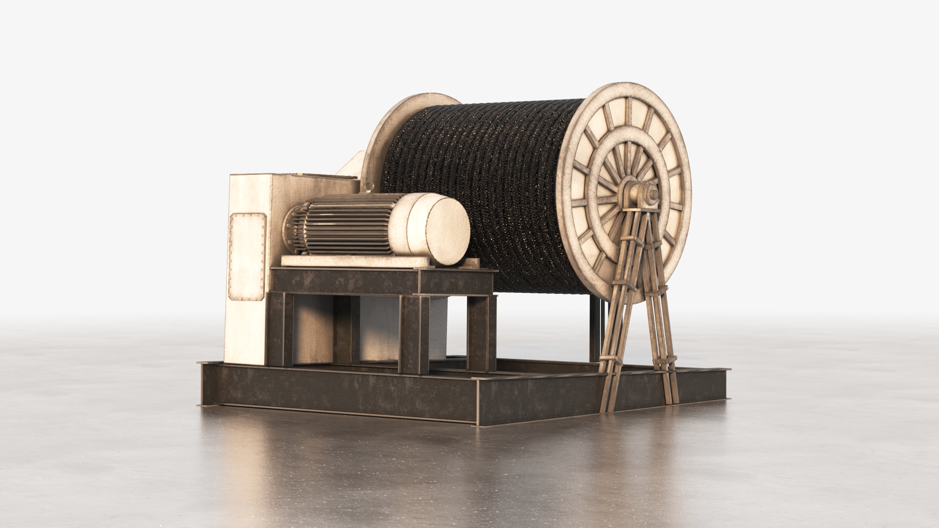 winch 3d model