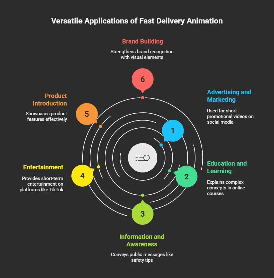 What are the uses of Fast delivery animation