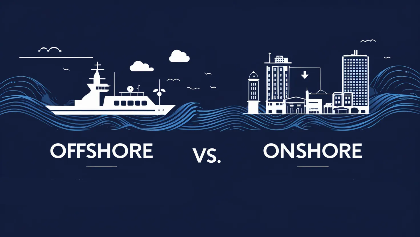 difference between offshore and onshore