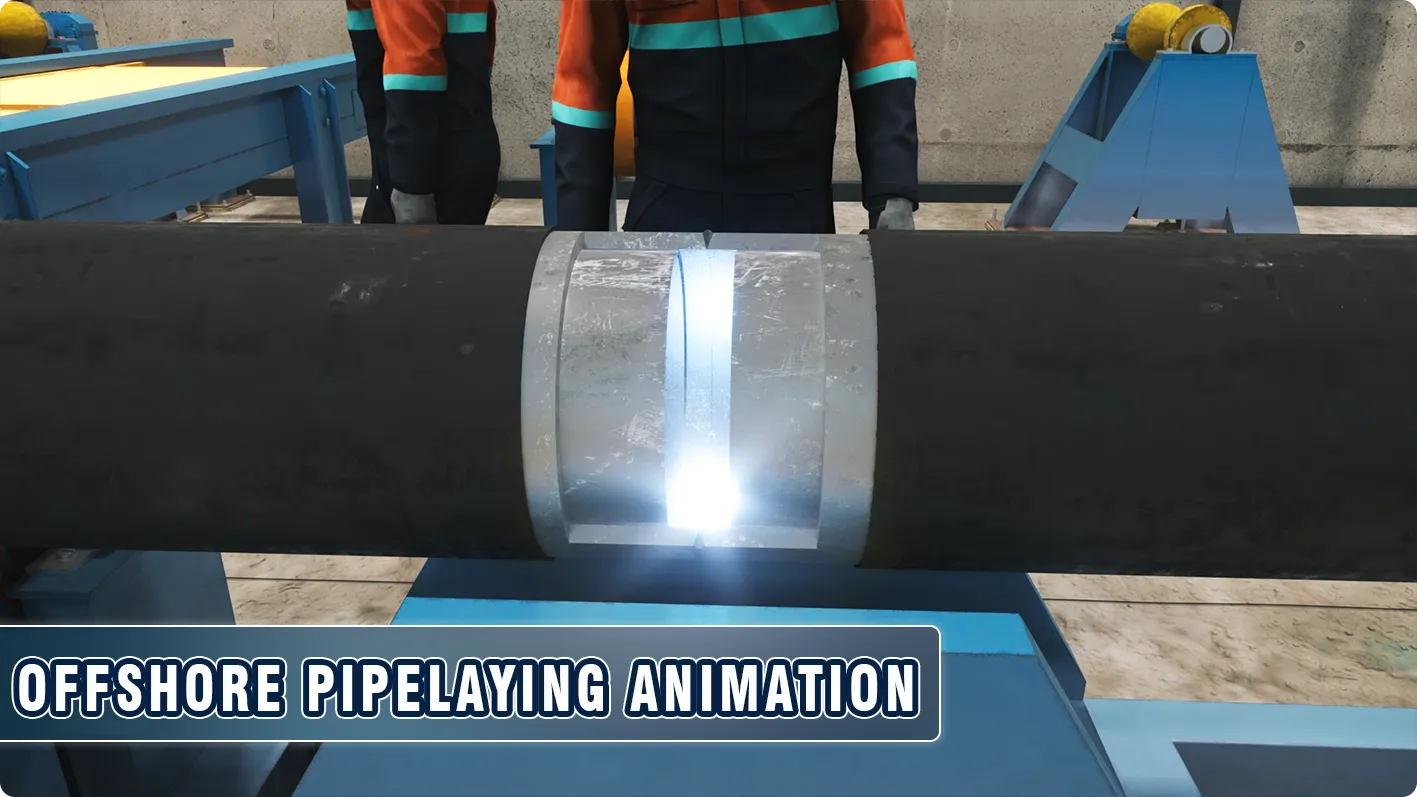 Offshore Pipelaying Animation