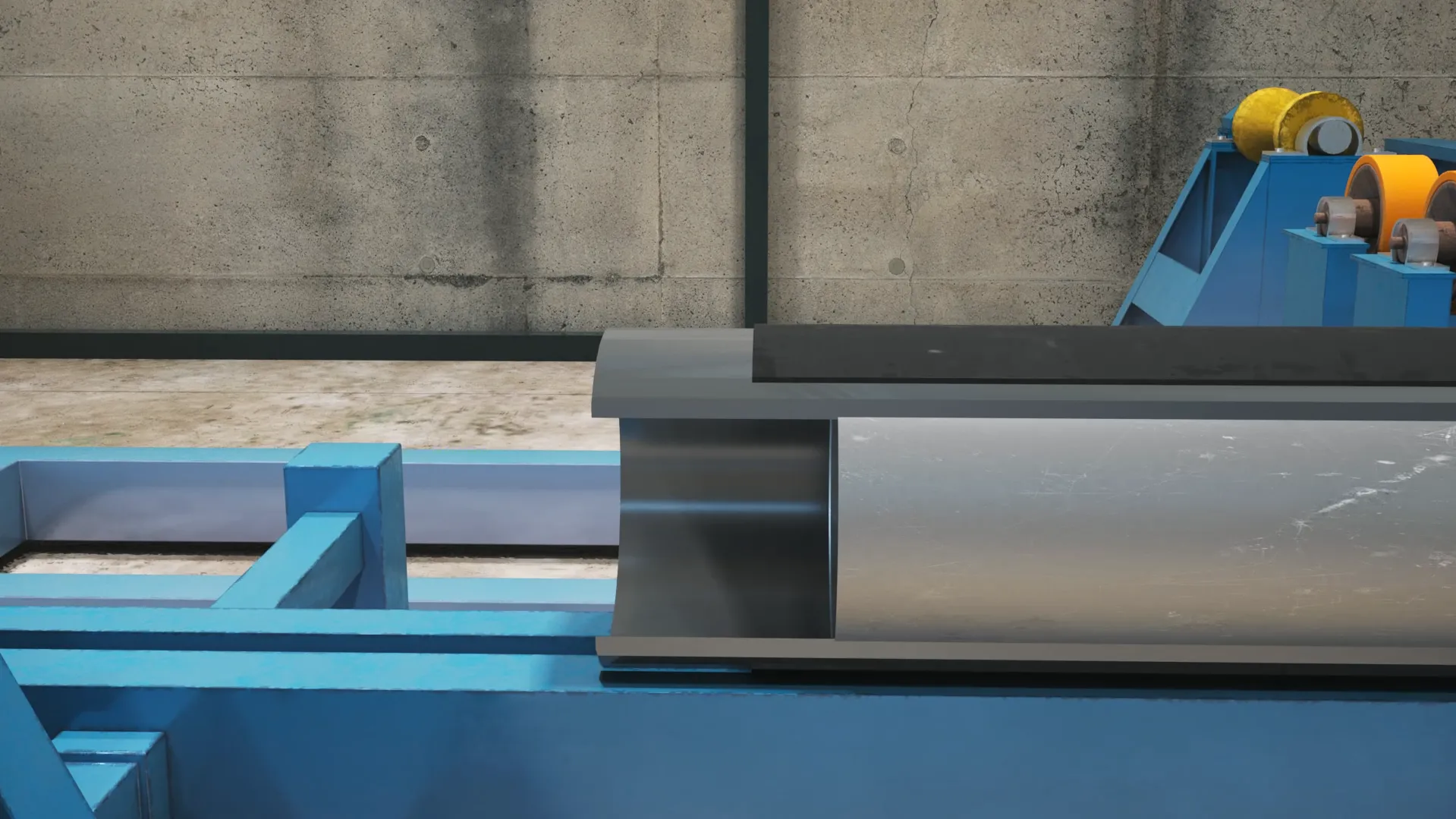 Pipelaying animation