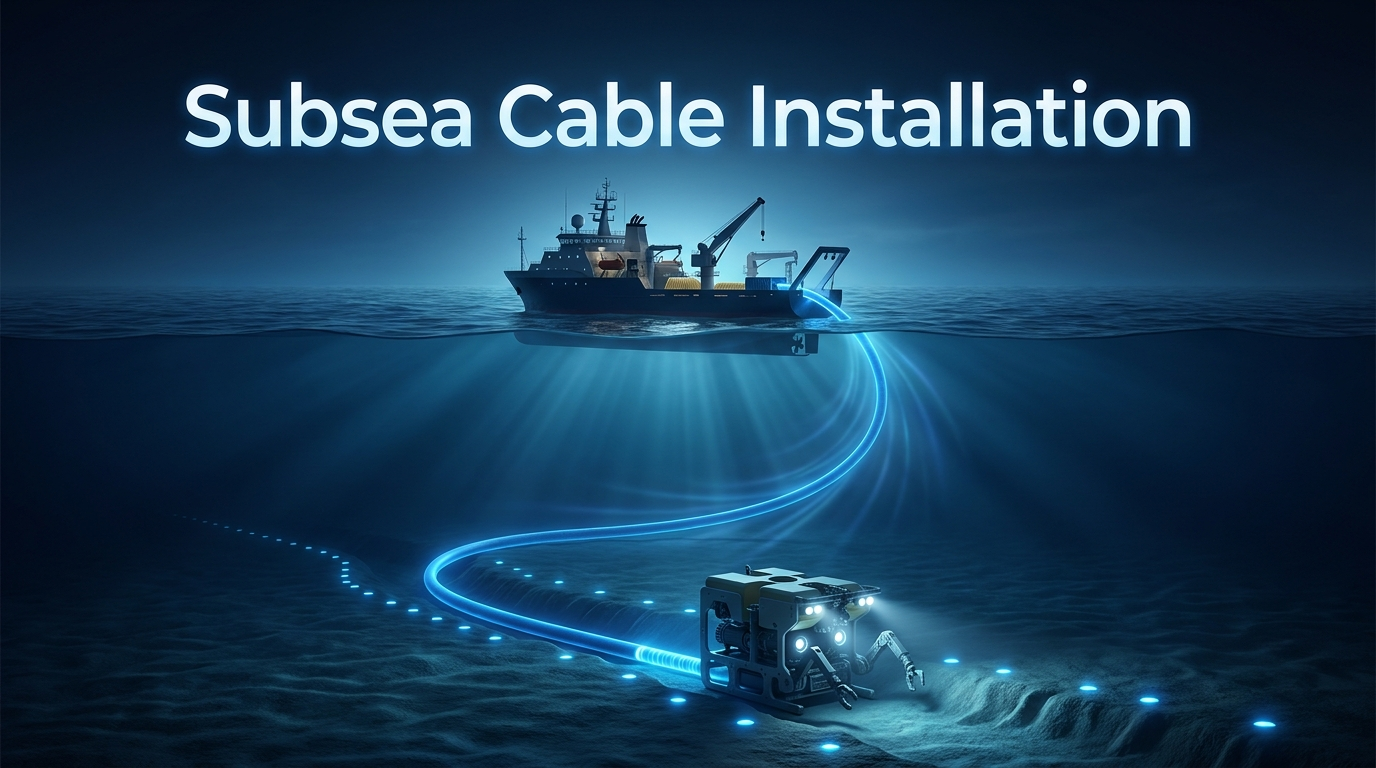 Subsea Cable Installation Animation