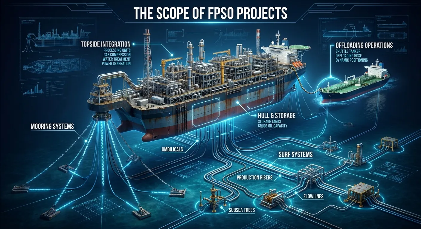 Key Phases Visualized by FPSO Animation Services