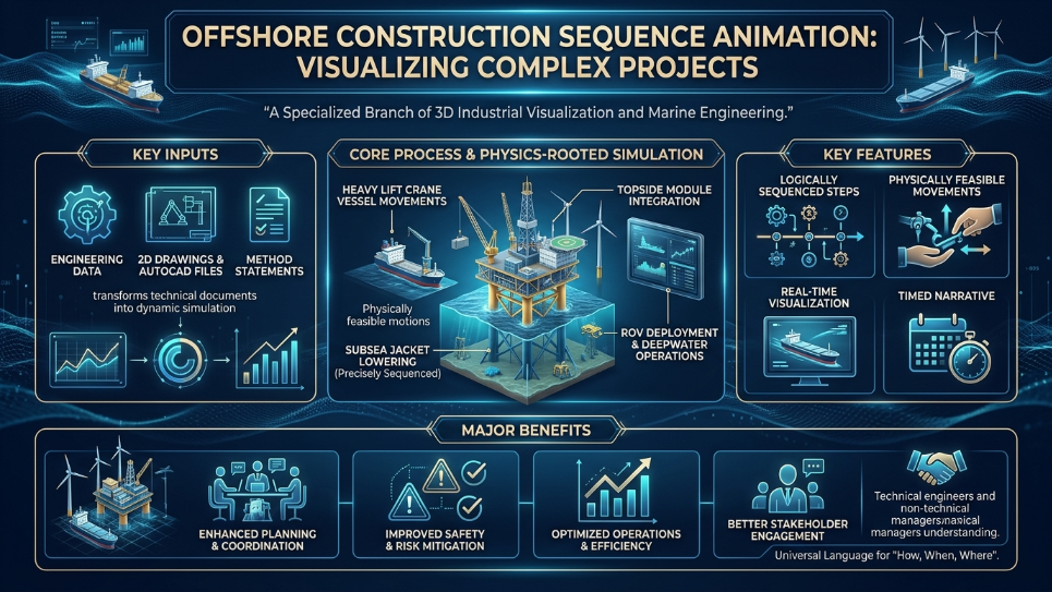 What is Offshore Construction Sequence Animation?