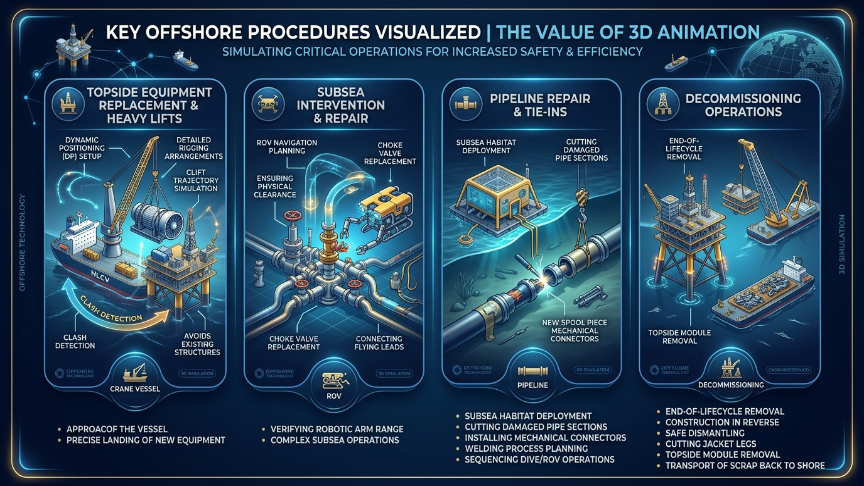 Key Offshore Procedures Visualized