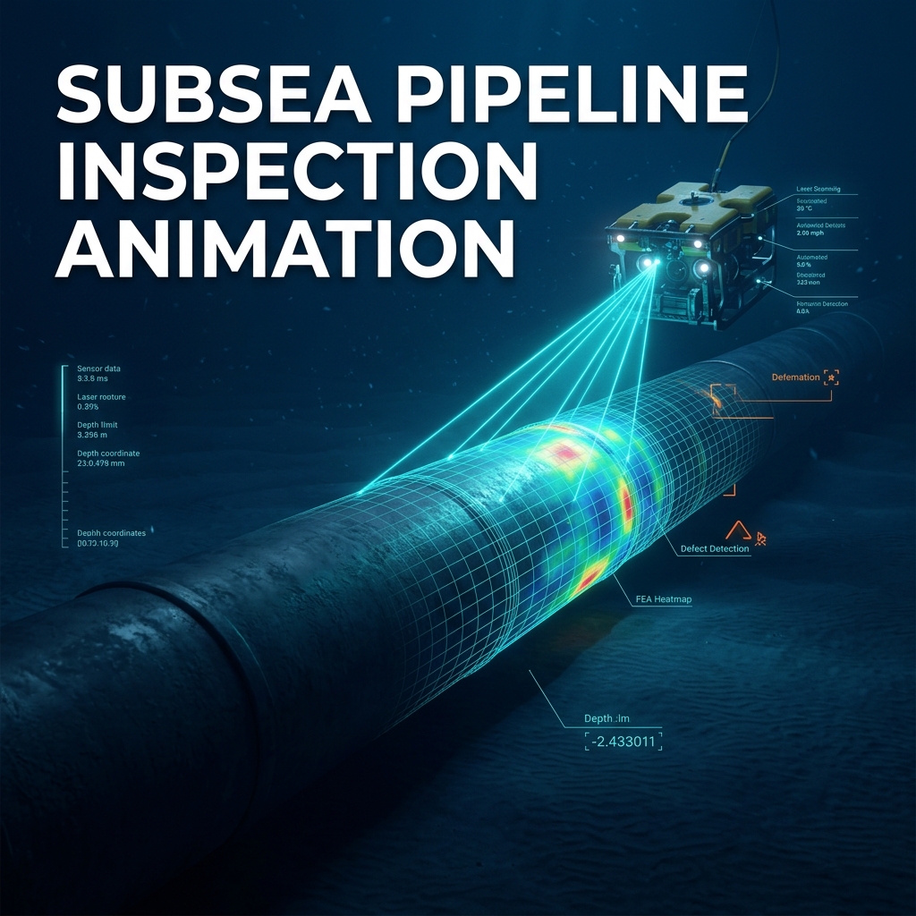 Subsea Pipeline Inspection Animation