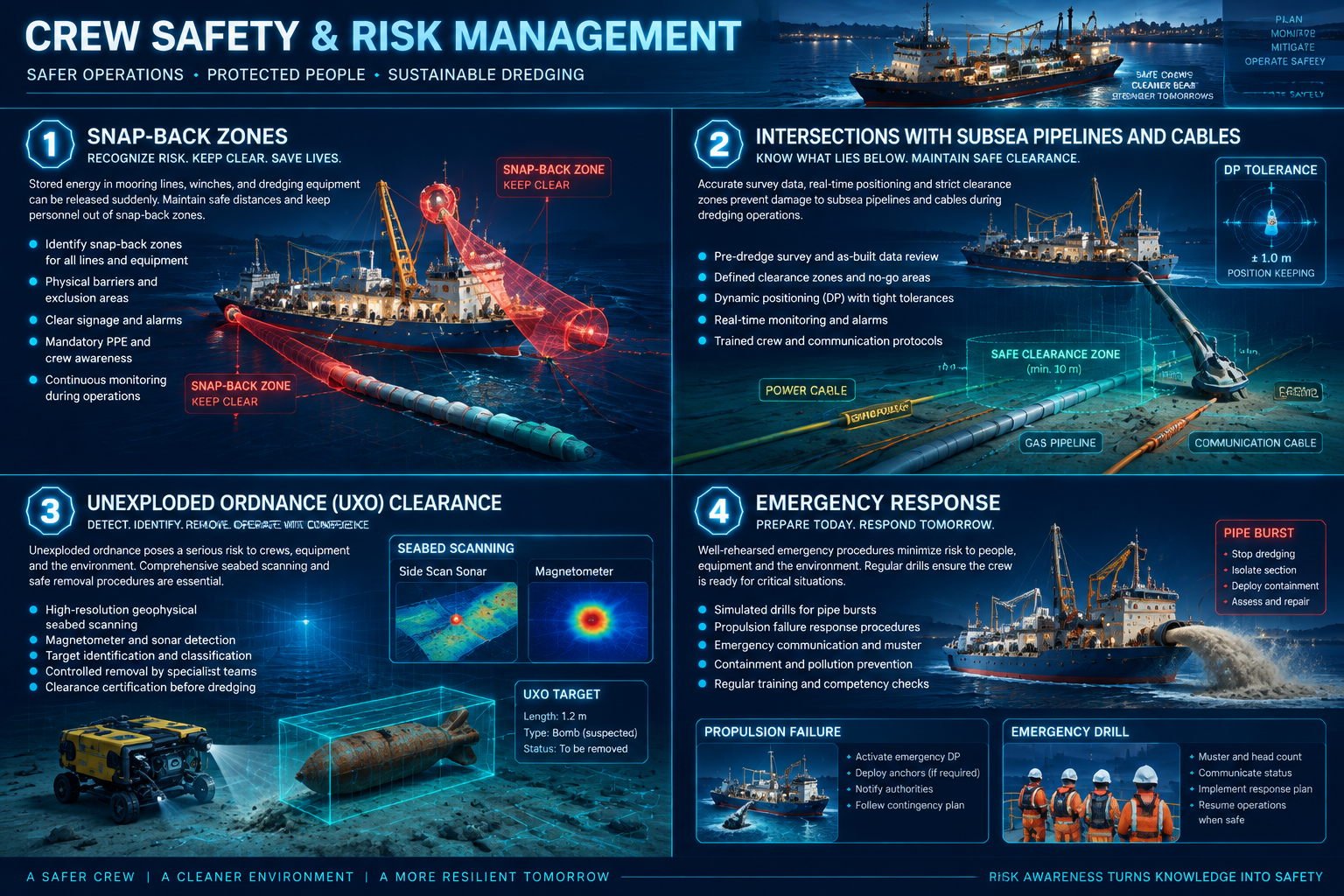 Crew Safety Training, Risk Management, and Offshore Hazards