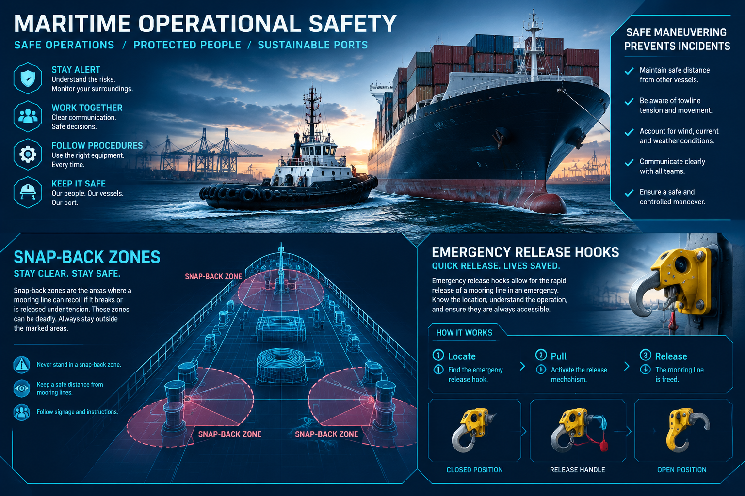 Operational Safety, Port Authority Training, and Crew Briefing